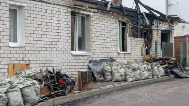 Professional Fire Damage Removal technician working in Austin, TX